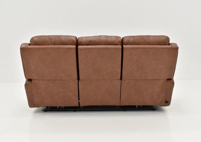 Rear View of the Marquee POWER Sofa in Umber Brown by Bassett Furniture | Home Furniture Plus Bedding