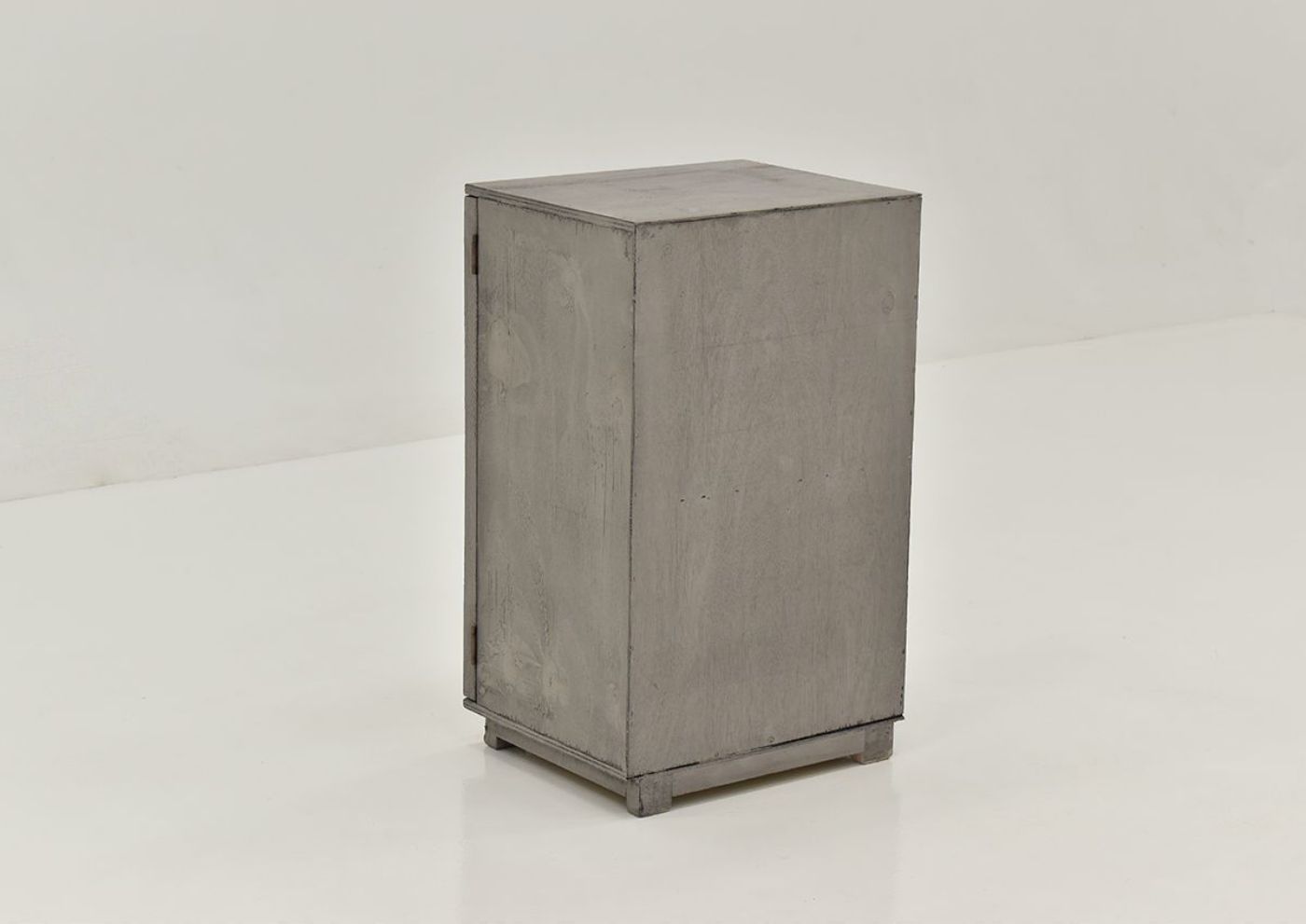 Slightly Angled View of Back and Side of the Fish Accent Cabinet - Granite Gray | Home Furniture Plus Bedding
