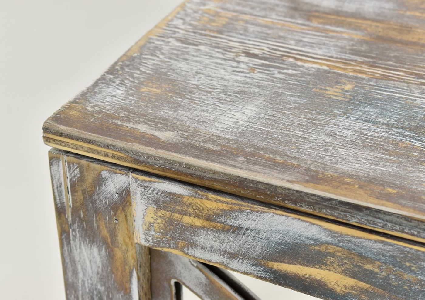 Close Up of the top corner on the Fish Accent Cabinet | Home Furniture Plus Bedding