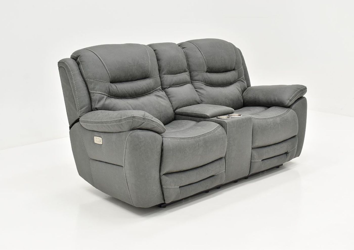 Picture of Dakota POWER Reclining Loveseat - Gray
