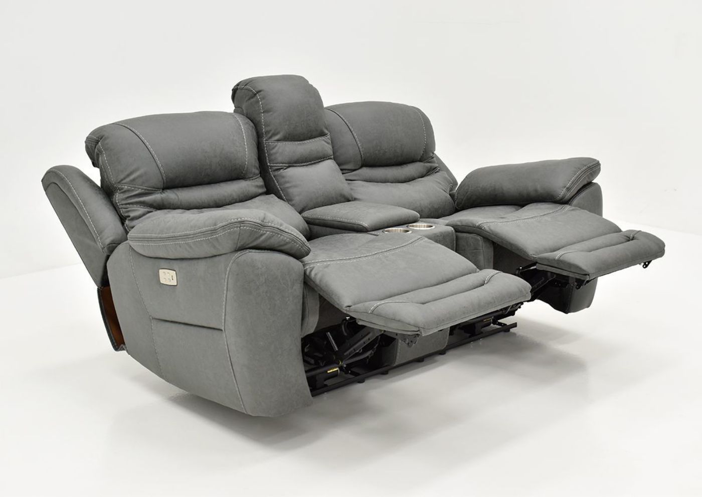 Picture of Dakota POWER Reclining Loveseat - Gray