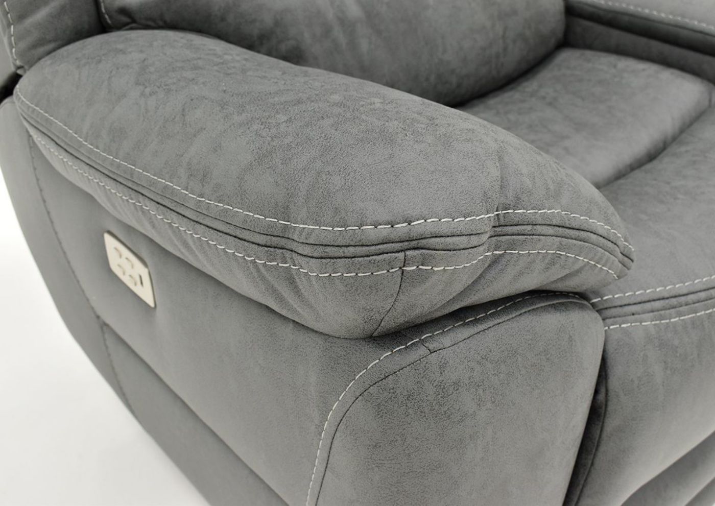 Picture of Dakota POWER Reclining Loveseat - Gray