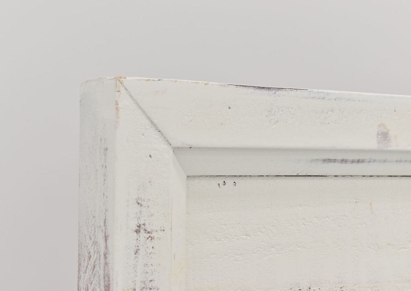 Close Up View of the Headboard on the White Windjammer King Size Bed by Vintage Furniture | Home Furniture Plus Bedding