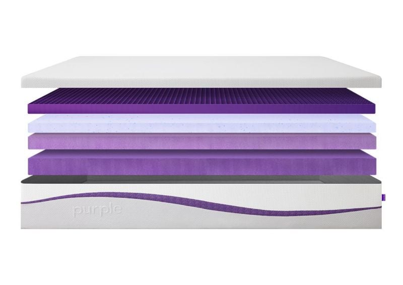 Layer View of the Purple® Plus Mattress by Purple® Innovation LLC | Home Furniture Plus Bedding