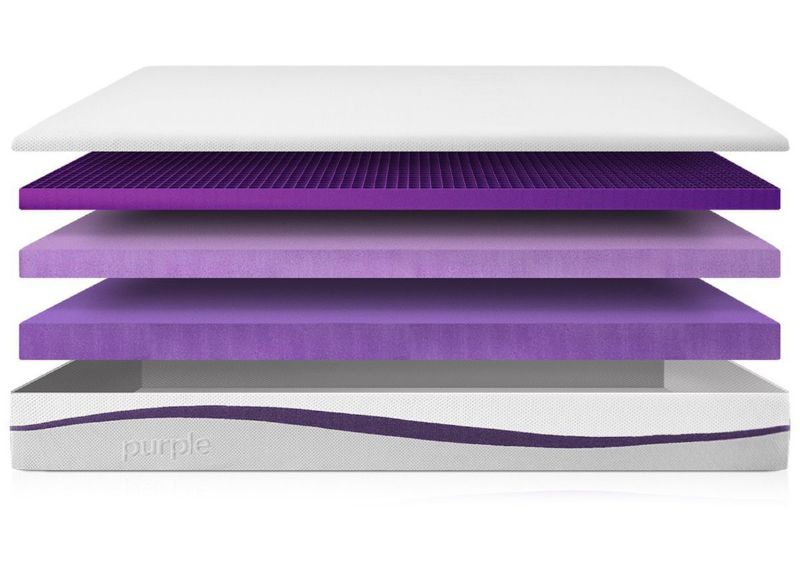 Layer View of the Purple®  Mattress by Purple® Innovation LLC | Home Furniture Plus Bedding