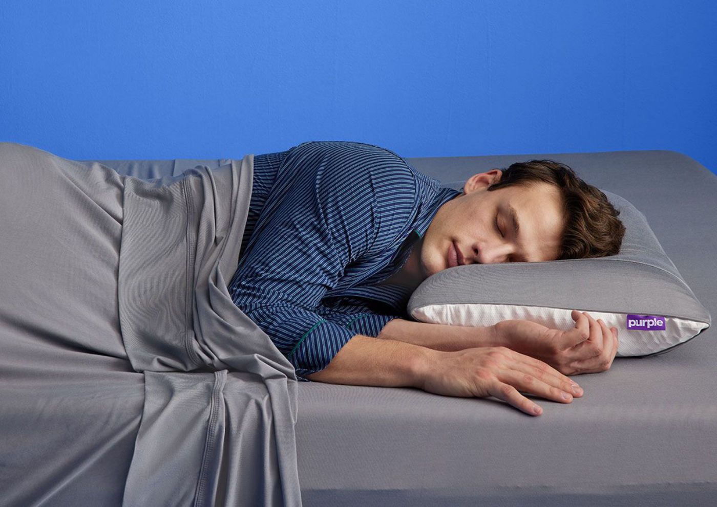 Picture of SoftStretch Bed Sheets - FULL Size - Gray