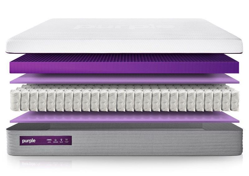 Layer View of the Purple® Hybrid Premier 3 Mattress by Purple® Innovation LLC | Home Furniture Plus Bedding