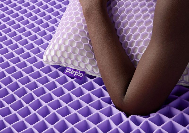 Arm of a Woman Sleeping on the Purple® Hybrid Premier 3 Mattress by Purple® Innovation LLC | Home Furniture Plus Bedding