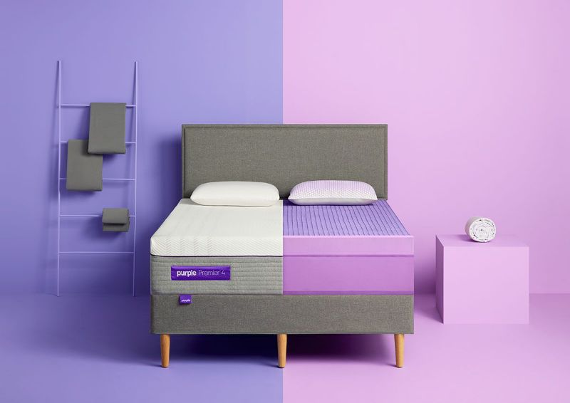 Room View of the Purple® Hybrid Premier 4 Mattress by Purple® Innovation LLC | Home Furniture Plus Bedding