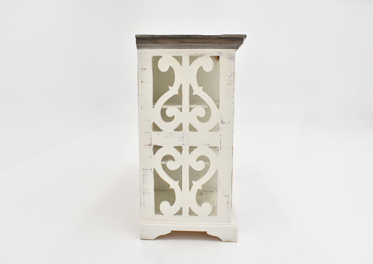 Harp Buffet Storage Cabinet - White