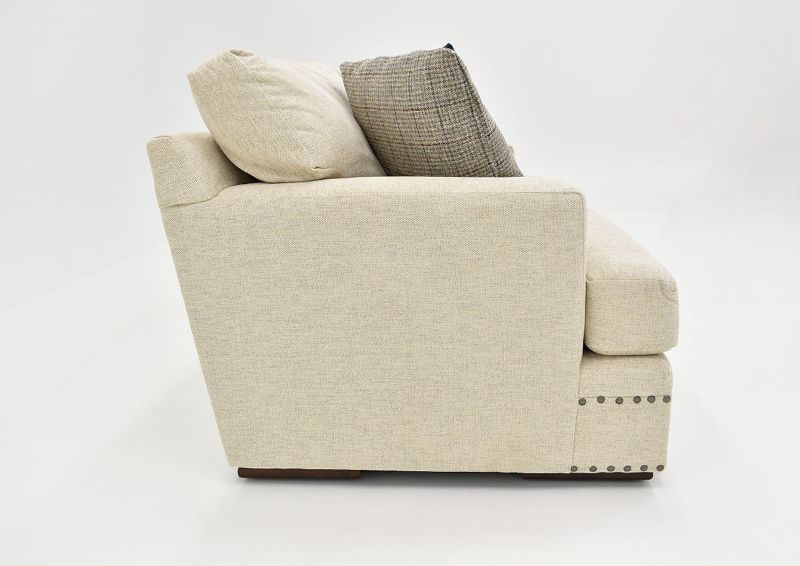Side View of the Everette Sofa in Off-White by Klaussner | Home Furniture Plus Bedding