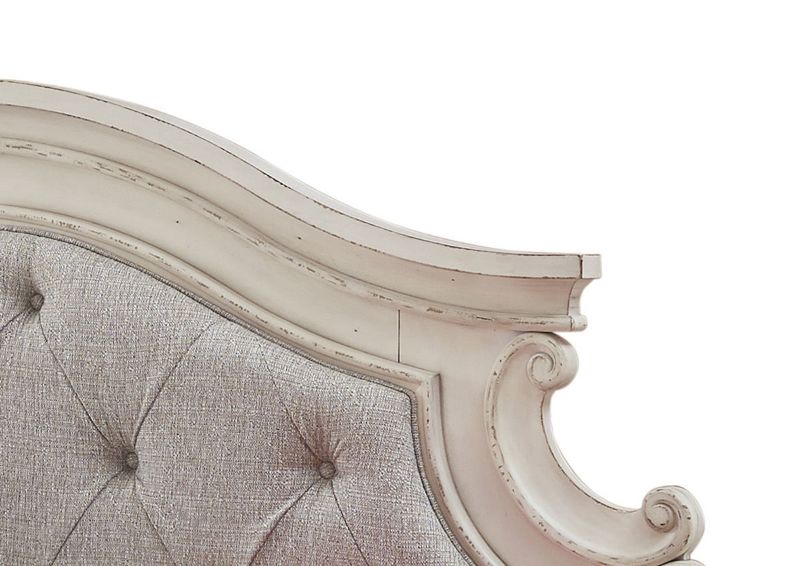 Close Up View of the Twin Size Realyn Upholstered Day Bed in White by Ashley Furniture | Home Furniture Plus Bedding