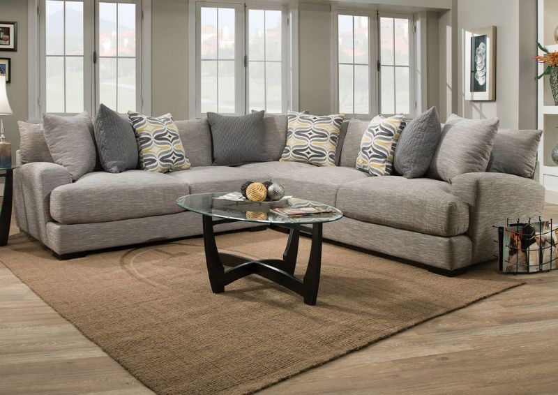 Picture of Barton 3 Piece Sectional Sofa - Gray