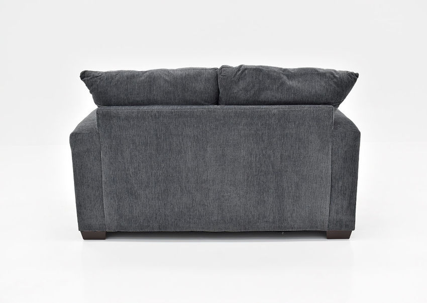 Perth Loveseat Smoke Gray Home Furniture Plus Bedding and Mattress