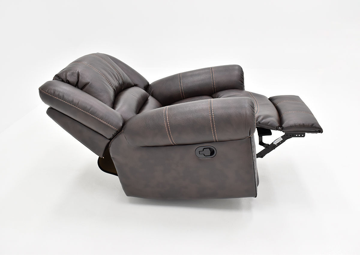 Torino Leather Power Recliner - Black