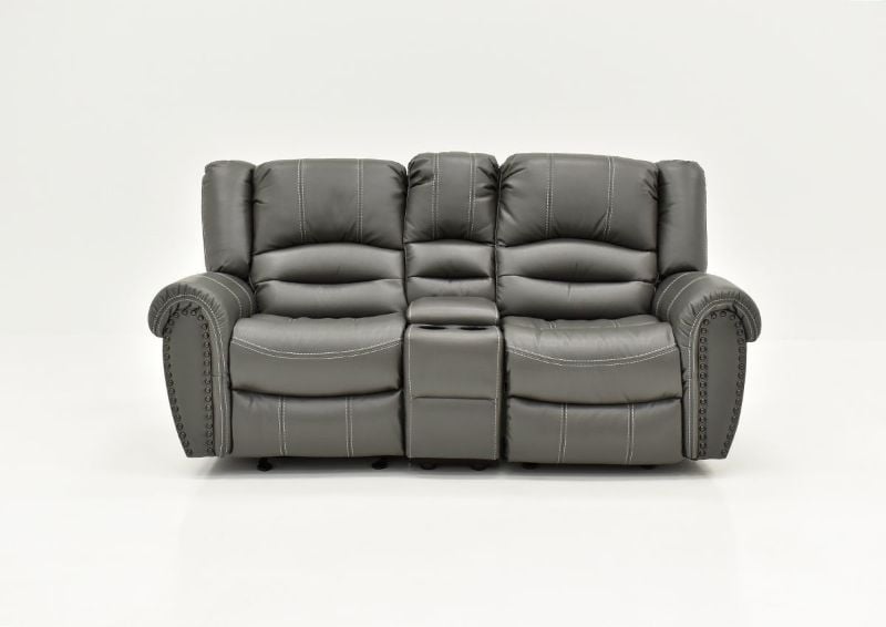 Picture of Torino Reclining Loveseat with Console - Gray