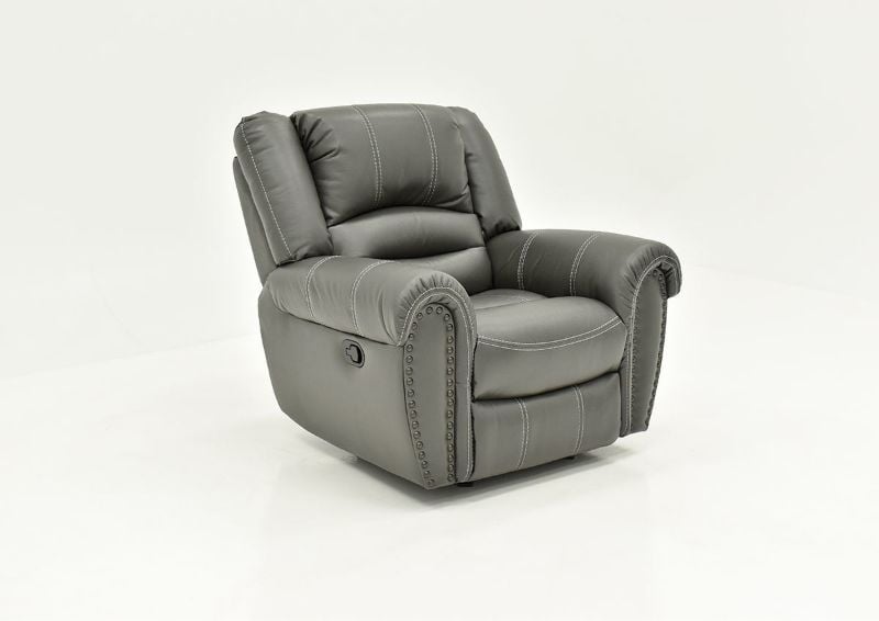 Torino Glider Recliner in Gray by Man Wah | Home Furniture Plus Bedding