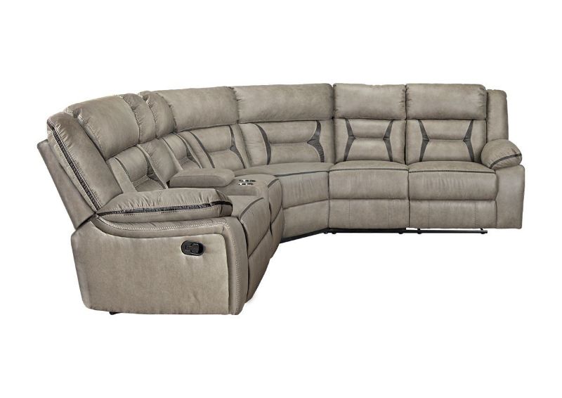 Picture of Acropolis Sectional Sofa - Taupe Brown