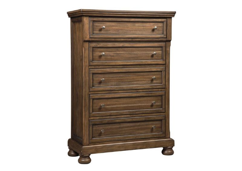 Picture of Flynnter Chest of Drawers - Warm Brown