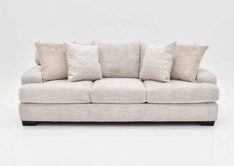 Front Facing View of the Gabriella Sofa in Off-White by Albany Industries | Home Furniture Plus Bedding