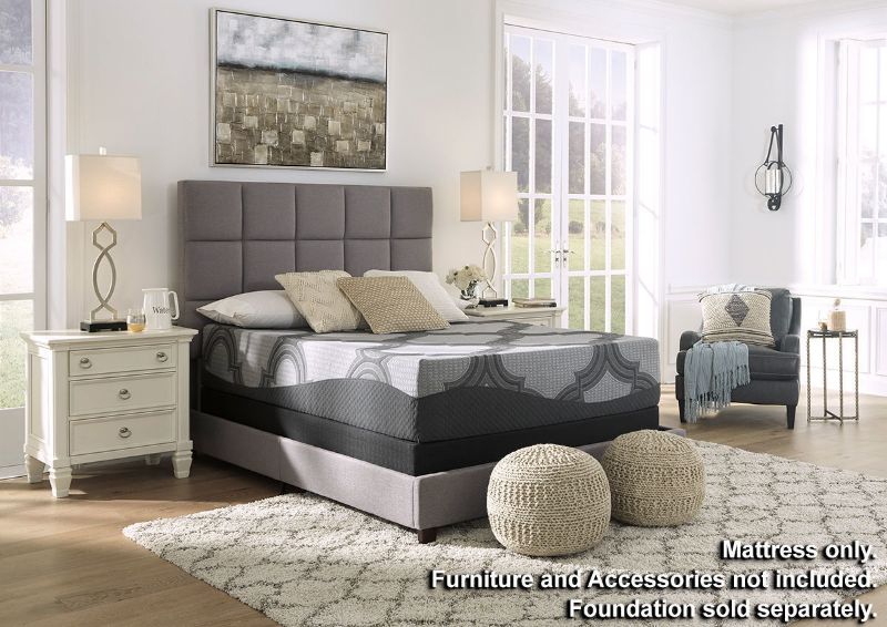 Room View of the Hybrid 1200 King Mattress by Sierra Sleep (Ashley) | Home Furniture Plus Bedding