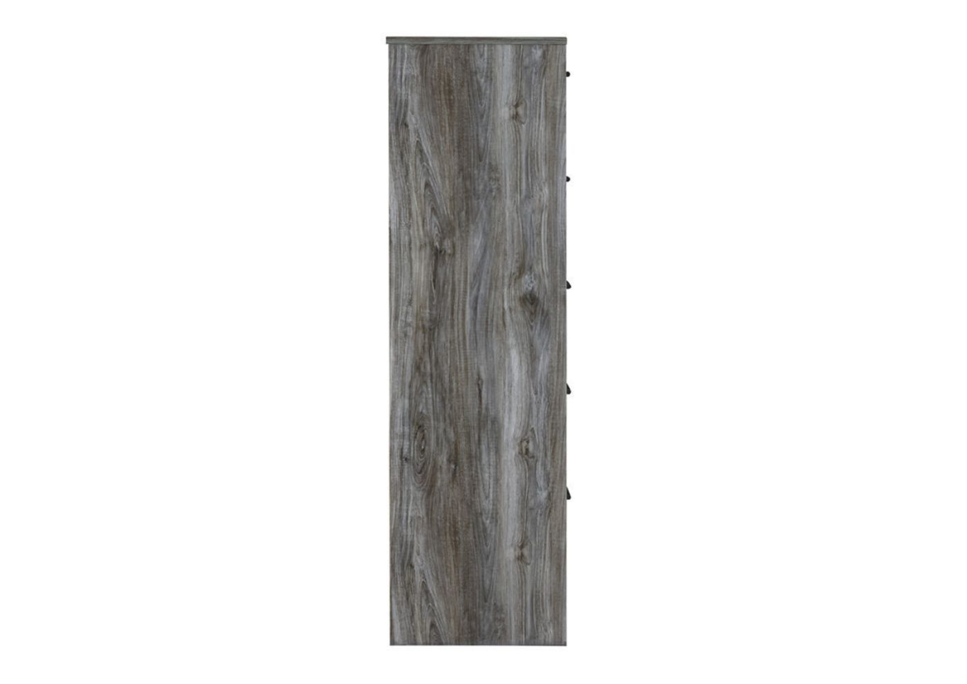 Side  View  of the Baystorm Chest of Drawers in Gray by Ashley Furniture | Home Furniture Plus Bedding