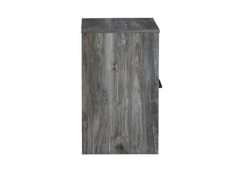 Side  View  of the Baystorm Nightstand in Gray by Ashley Furniture | Home Furniture Plus Bedding