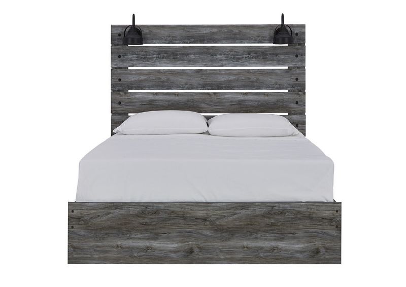 Front Facing View of the Baystorm Queen Size Bed in Gray by Ashley Furniture | Home Furniture Plus Bedding