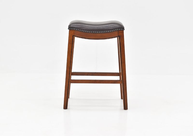 Front Facing View of the Fiesta 30 Inch Barstool in Brown by Elements International | Home Furniture Plus Bedding