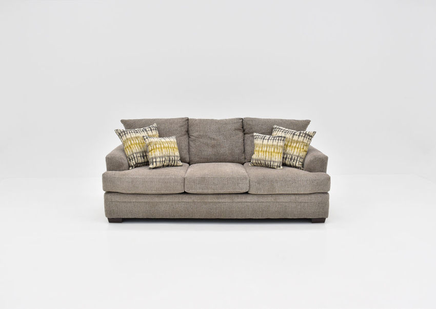 Perth Sofa Pewter Home Furniture Plus Bedding and Mattress Center