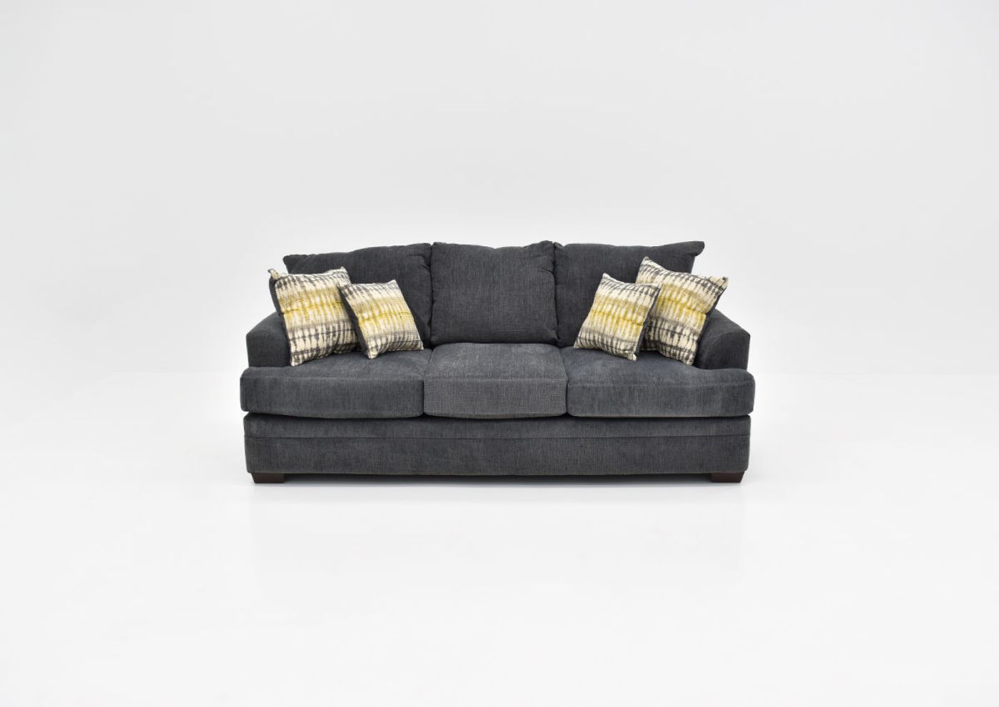 Front Facing View of the Perth Sofa in Smoke Gray by Peak Living Furniture | Home Furniture Plus Bedding