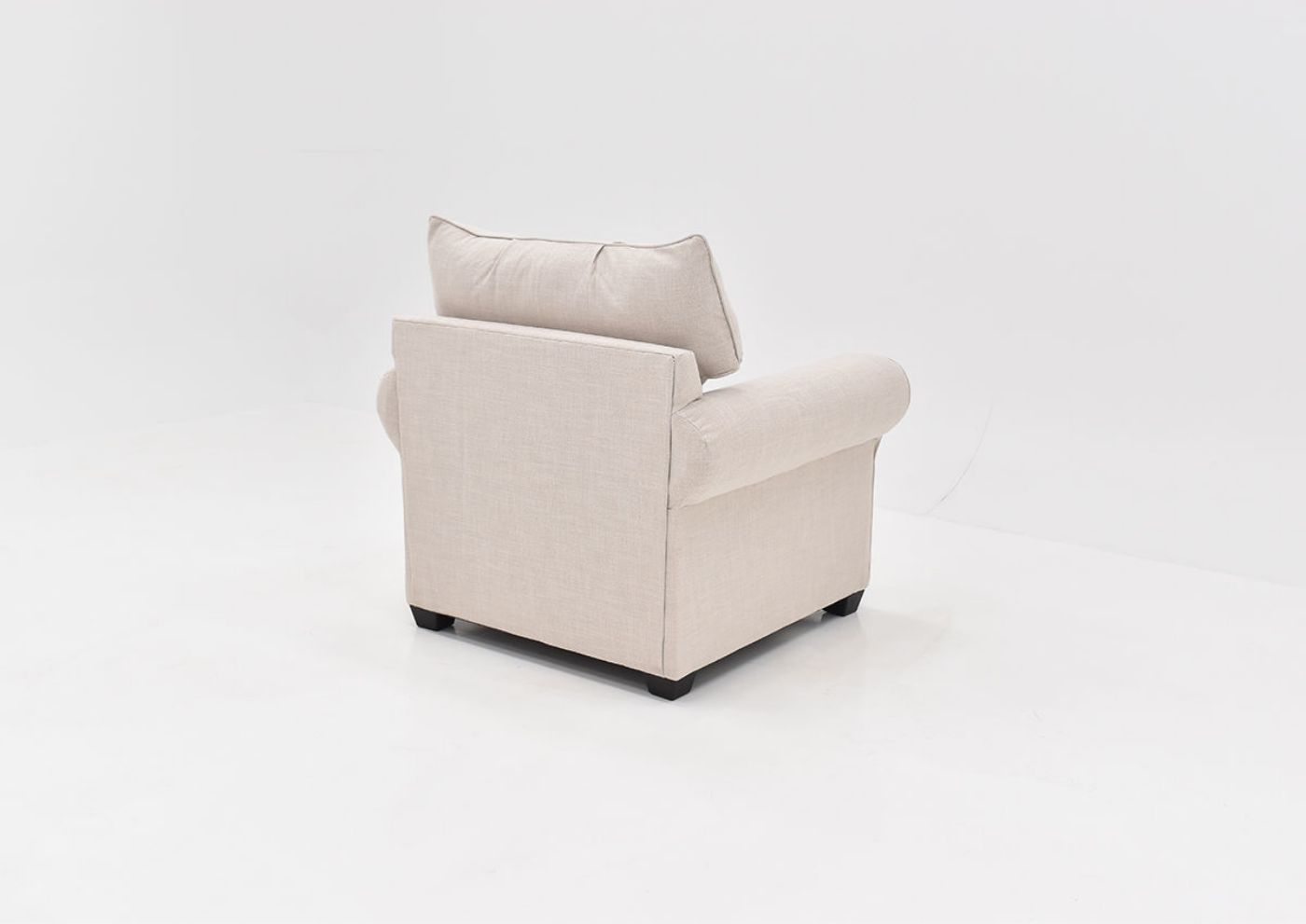 Back View of the Marie Accent Chair in Off-White by Washington Brothers | Home Furniture Plus Bedding