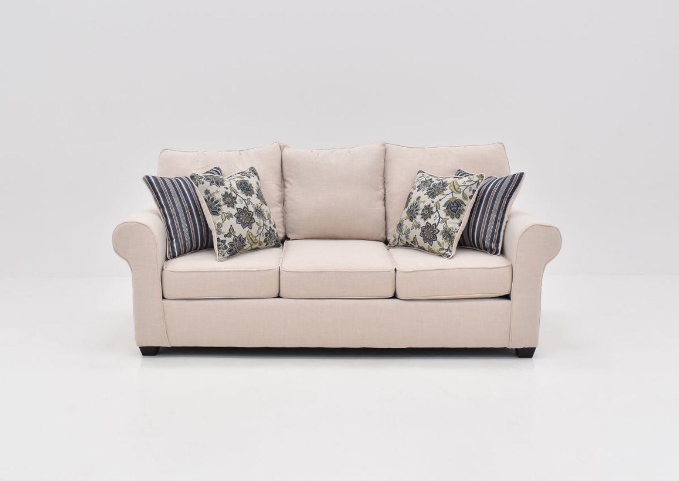 Front Facing View of the Marie Sofa in Off-White by Washington Brothers | Home Furniture Plus Bedding