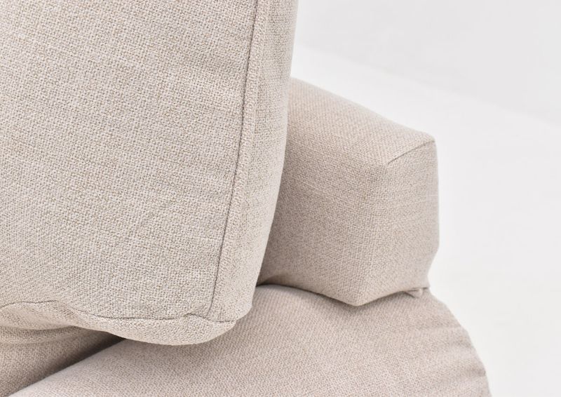 Close Up View of the Upper Back Cushion on the Marie Sofa in Off-White by Washington Brothers | Home Furniture Plus Bedding