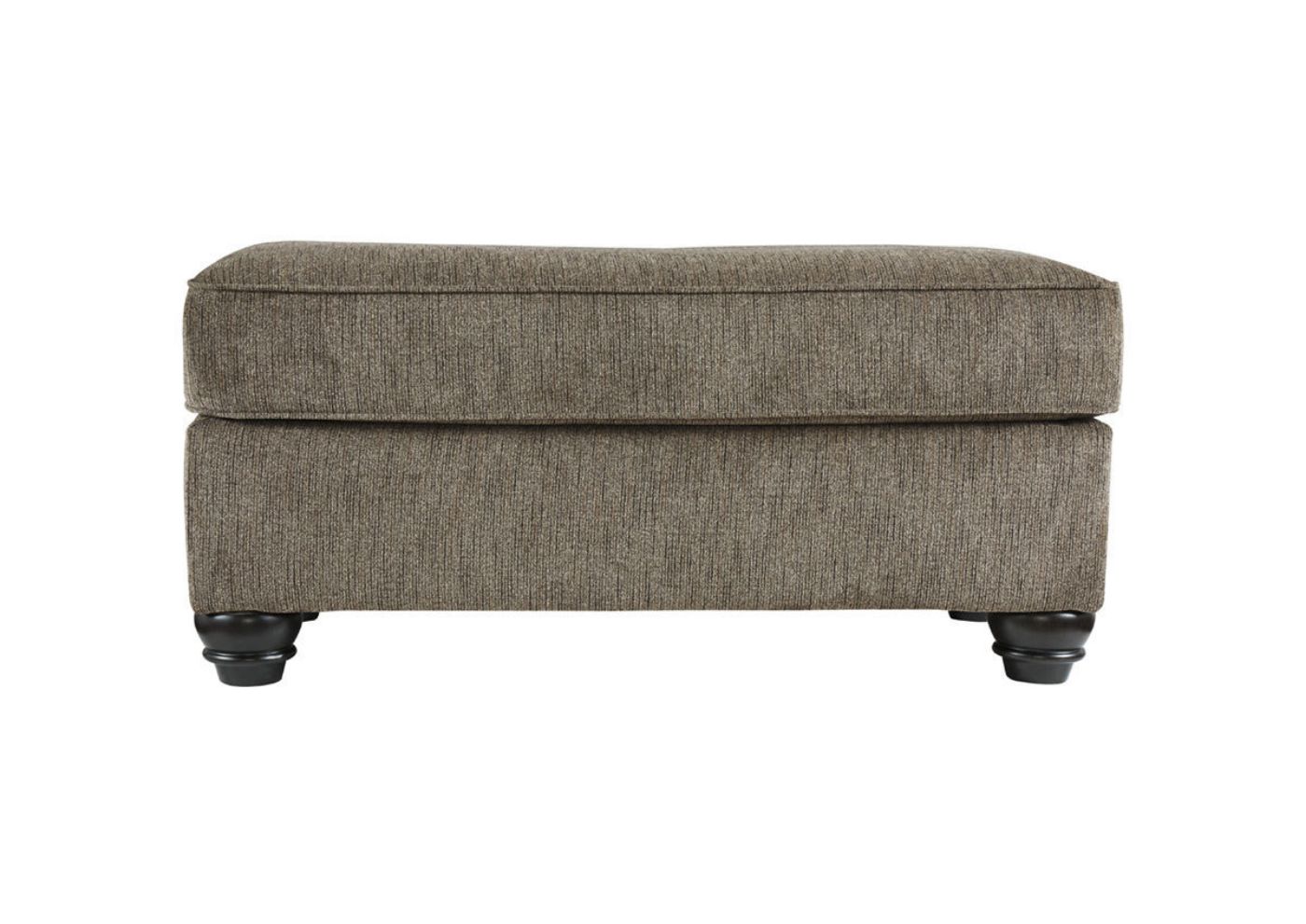 Front Facing View of the Braemer Ottoman in Brown by Ashley Furniture | Home Furniture Plus Bedding