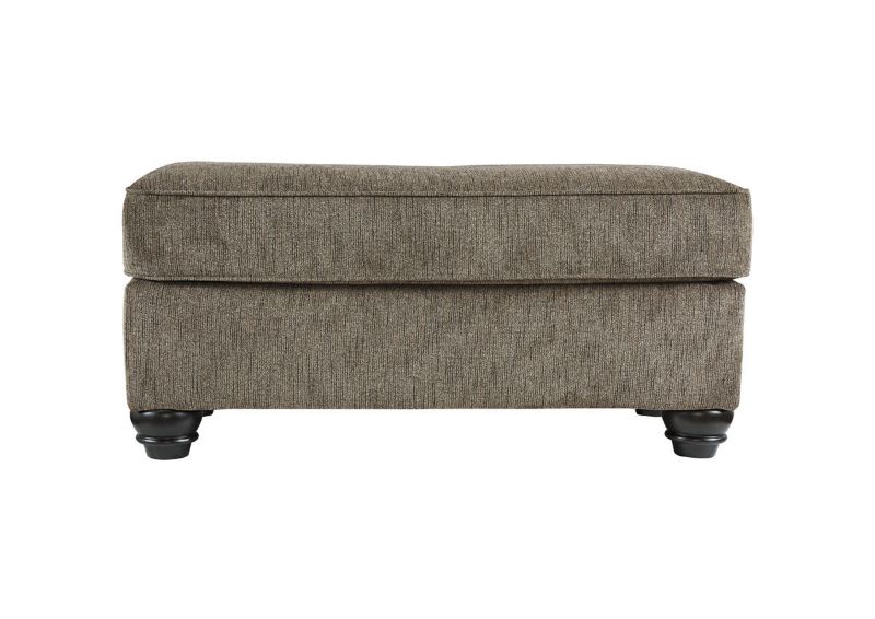 Front Facing View of the Braemer Ottoman in Brown by Ashley Furniture | Home Furniture Plus Bedding