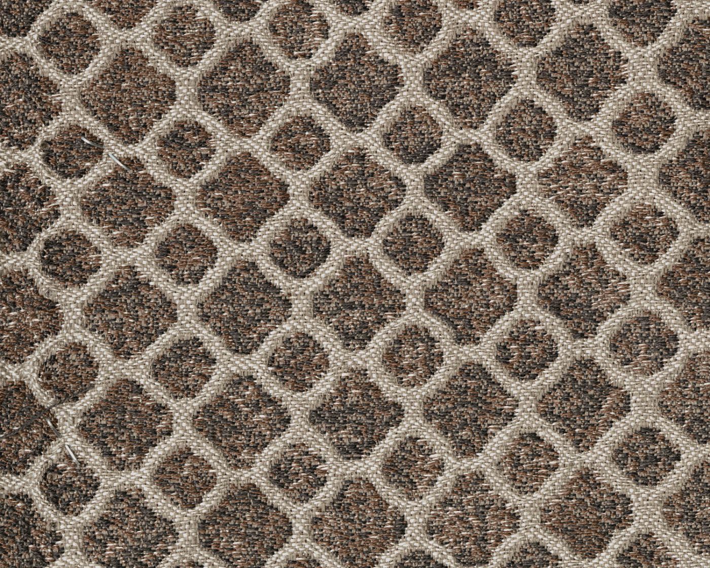 Upholstery Swatch of the Patterned Accent Pillow on the Braemer Sofa in Brown by Ashley Furniture | Home Furniture Plus Bedding