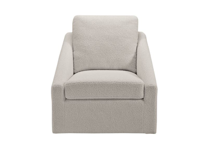 Front Facing View of the Wysler Swivel Accent Chair in Off-White by Ashley Furniture | Home Furniture Plus Bedding