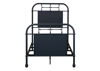 Bed Only View of the Vintage Twin Size Metal Bed in Navy by Liberty Furniture | Home Furniture Plus Bedding