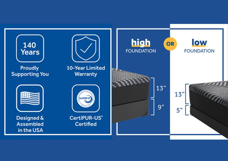 Information about the Height and Features of the Sealy Albany Medium Hybrid Mattress | Home Furniture Plus Bedding