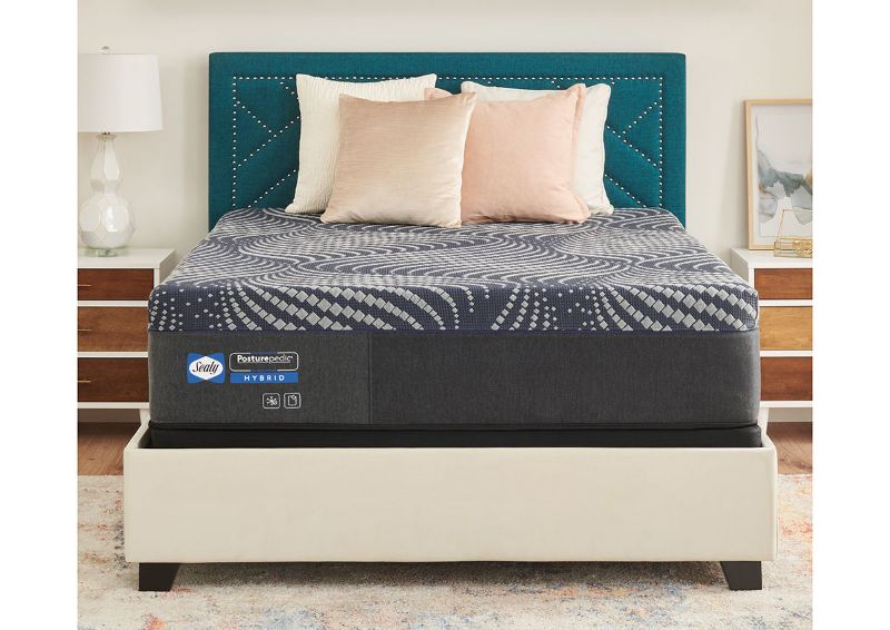 Room View of the Brenham Plush Hybrid Mattress by Sealy | Home Furniture Plus Bedding