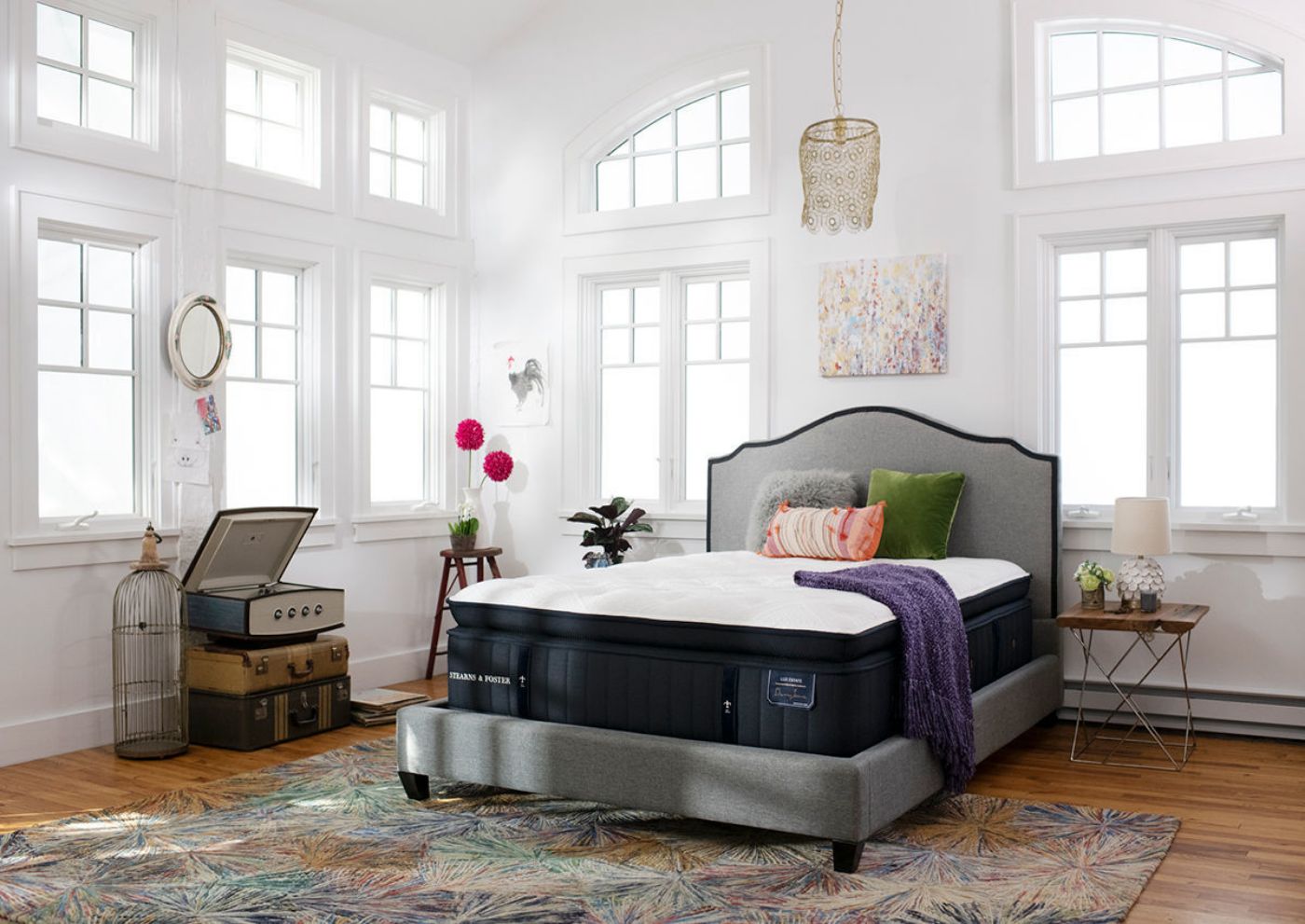 Room View of the Cassatt Luxury Plush Pillowtop Mattress by Stearns & Foster® | Home Furniture Plus Bedding