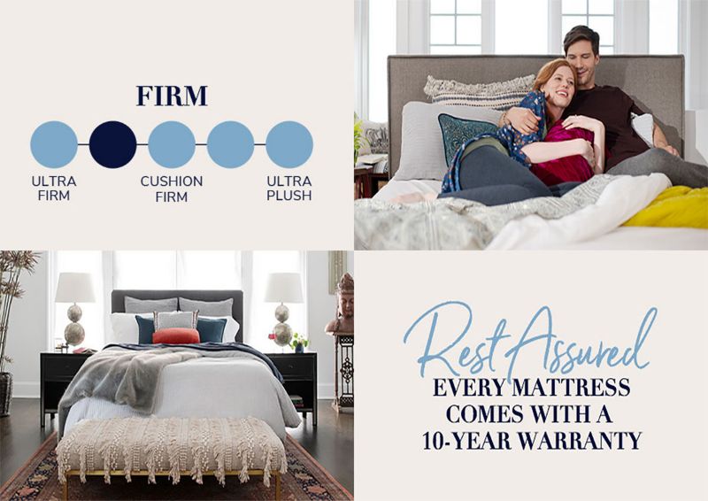 Firmness Chart of the Rockwell Luxury Firm Mattress by Stearns & Foster® | Home Furniture Plus Bedding