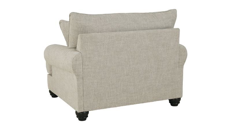 Rear View of the Asanti Oversized Chair in Gray by Ashley Furniture | Home Furniture Plus Bedding