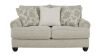 Front Facing View of the Asanti Loveseat in Gray by Ashley Furniture | Home Furniture Plus Bedding