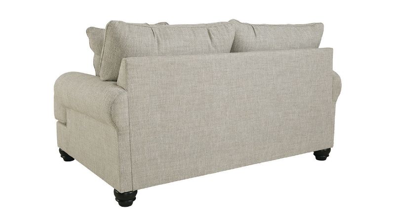 Rear View of the Asanti Loveseat in Gray by Ashley Furniture | Home Furniture Plus Bedding