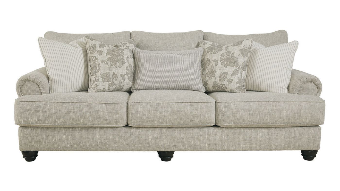 Front Facing View of the Asanti Sofa in Gray by Ashley Furniture | Home Furniture Plus Bedding