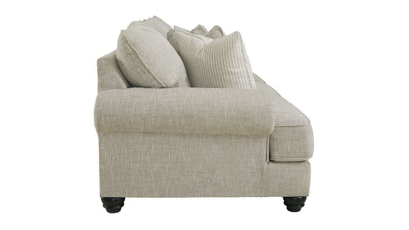 Side View of the Asanti Sofa in Gray by Ashley Furniture | Home Furniture Plus Bedding