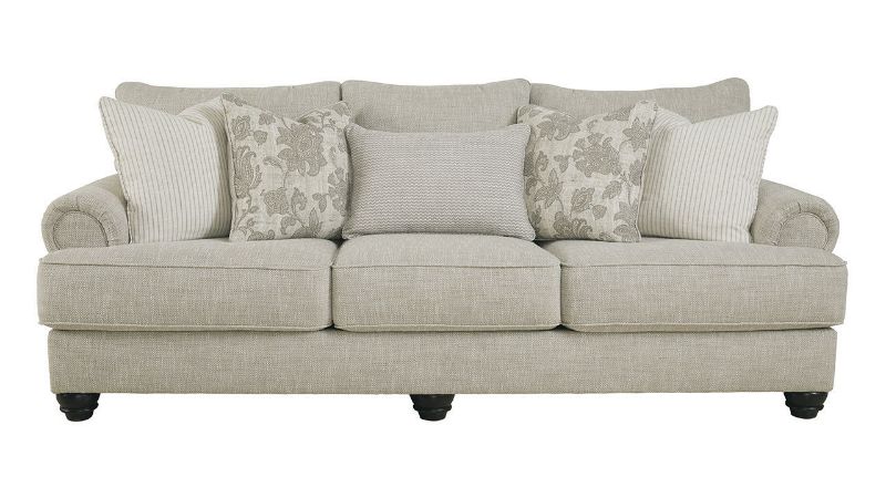 Front Facing  View of the Asanti Sofa in Gray by Ashley Furniture | Home Furniture Plus Bedding