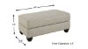 Dimension Details of the Asanti Ottoman in Gray by Ashley Furniture | Home Furniture Plus Bedding